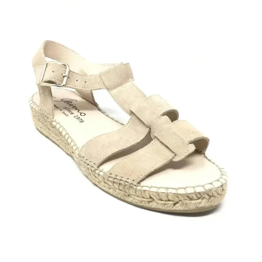 NWOT Gaimo Strappy Wedged Espadrille Sandals